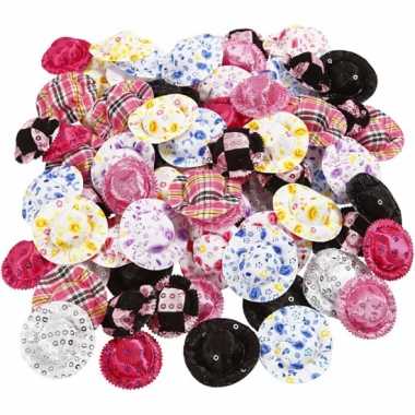 Kleine poppenhoedjes 100 stuks