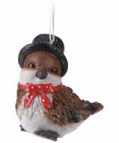 Kerst vogeltje met hoge hoed type 1