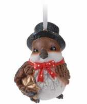 Kerst vogeltje met hoge hoed type 2