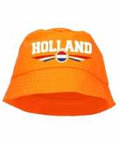 Oranje supporter koningsdag vissershoedje holland voor ek wk fans hoed